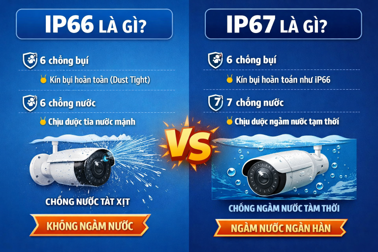 IP66 và IP67 là gì?