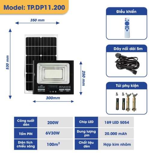 den-tp-solar-dp11-200w-thong-so