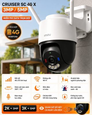 Camera Imou Cruiser SC 4G X 3MP IPC-K7F-3M1T-X Ngoài Trời, Tặng Sim 4G Mobifone - Miễn Phí Data Trọn Đời 1 camera-ngoai-troi-imou-cruiser-sc-4g-x-3mp-ipc-k7f-3m1t-x
