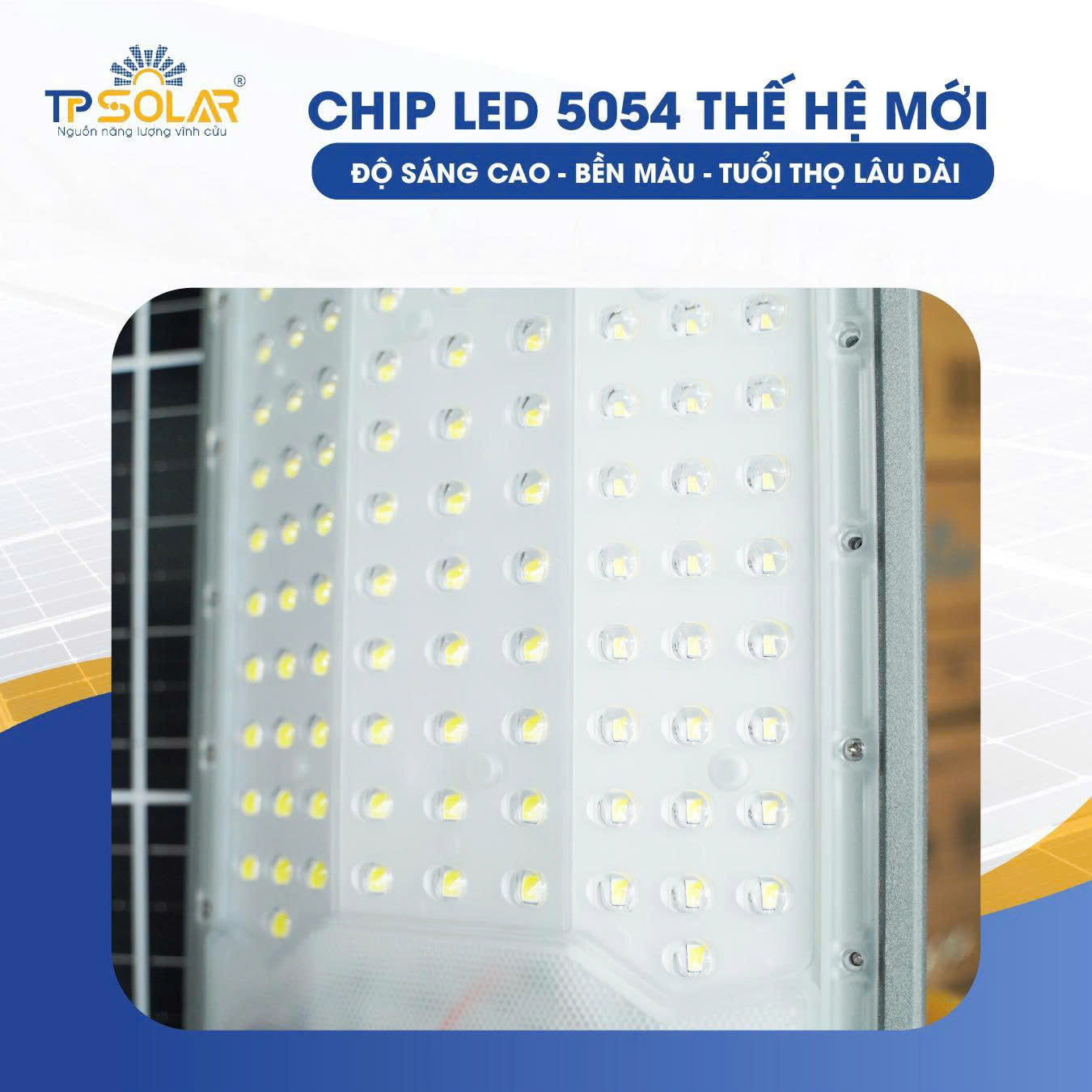 Đèn Phi Thuyền Cao Cấp Năng Lượng Mặt Trời TP.PT11.1000 3 chip led TP.PT11.1000