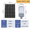 Đèn Phi Thuyền Cao Cấp Năng Lượng Mặt Trời TP.PT11.1000
