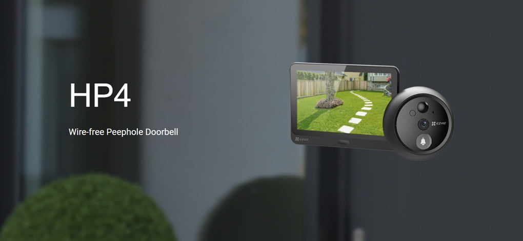 Chuông cửa màn hình EZVIZ HP4: Mắt thần thông minh 1080p 1 Bo chuong cua man hinh khong day EZVIZ HP4 3
