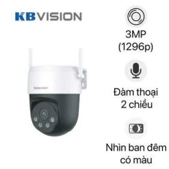 Sản Phẩm Khuyến Mãi 1 Camera Wifi Quay Quét Ngoài trời KX-S3L 2K – Xoay 360, Nhìn Đêm Có Màu