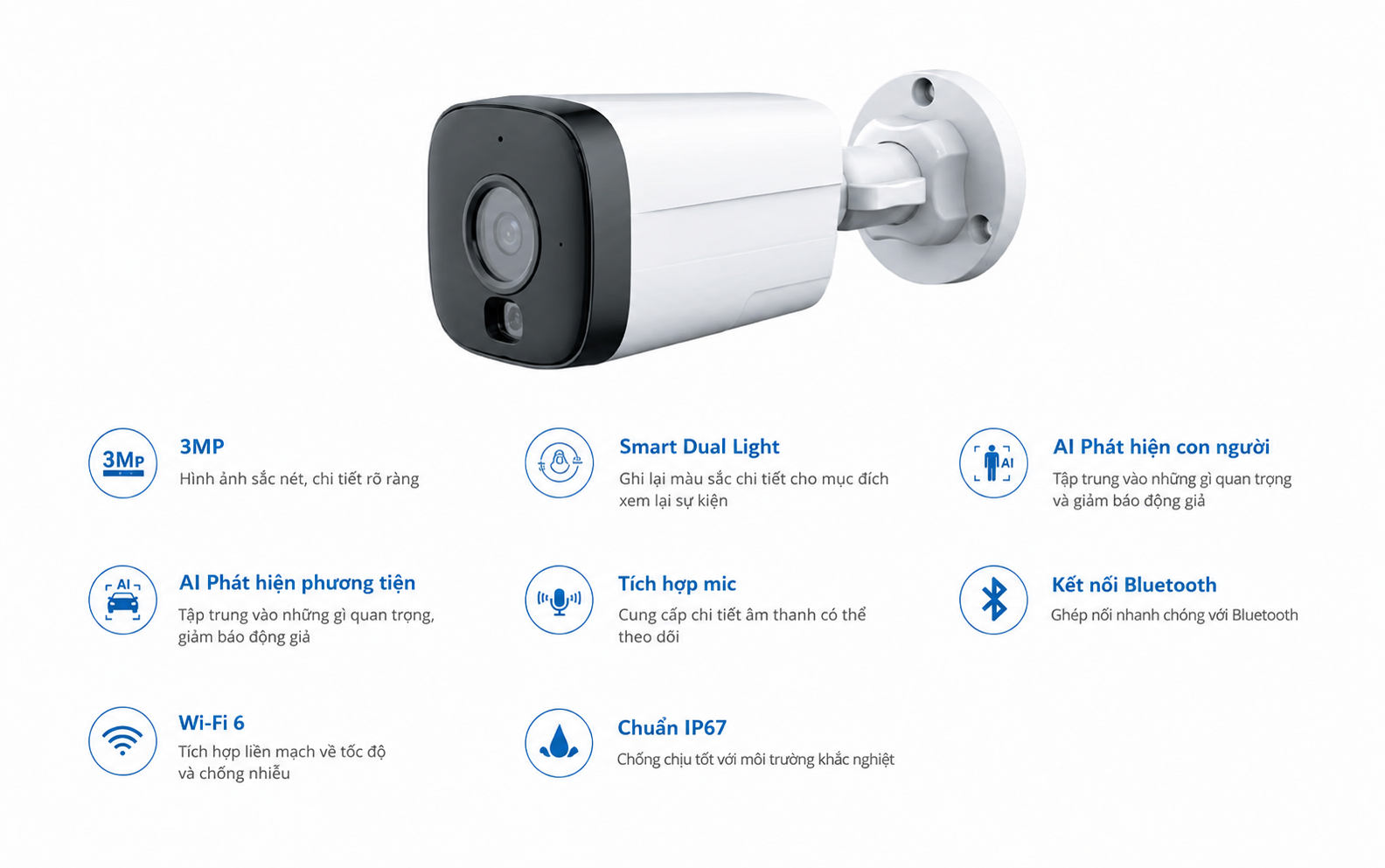 Camera WiFi KX-A31D 3MP Kabe Vision Sắc Nét, AI Thông Minh, Xem Đêm Có Màu 3 Camera WiFi KX A31D 3MP Kabe Vision 2