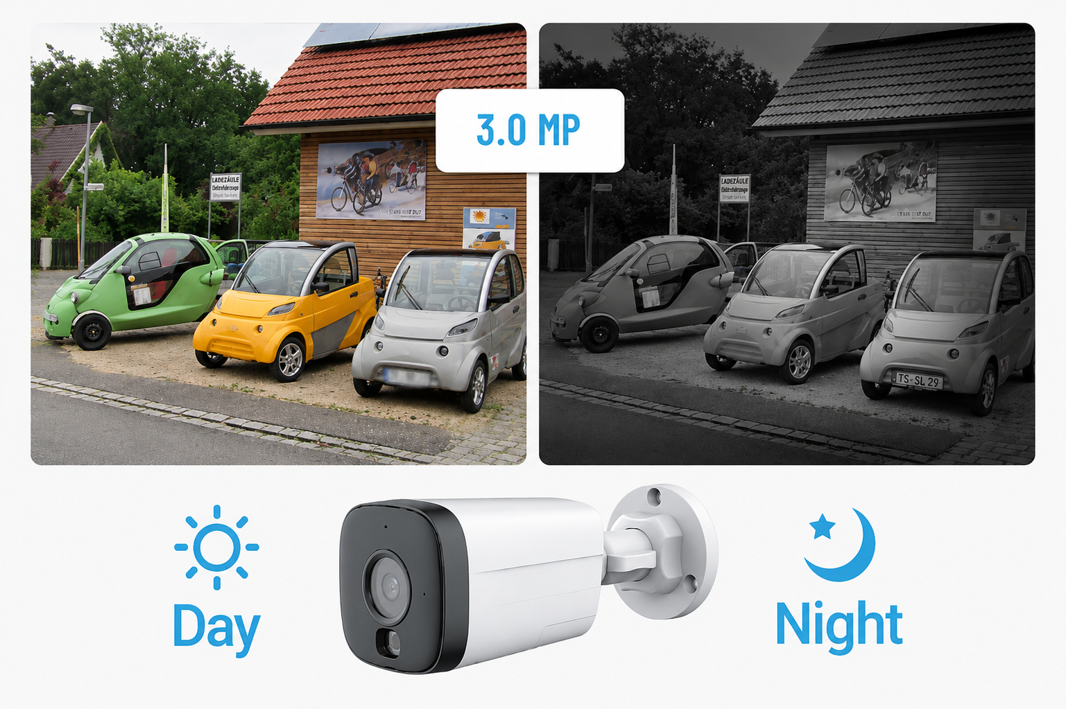 Camera WiFi KX-A31D 3MP Kabe Vision Sắc Nét, AI Thông Minh, Xem Đêm Có Màu 2 Camera WiFi KX A31D 3MP Kabe Vision