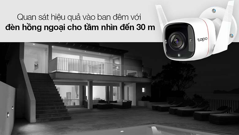 Camera TP-Link Tapo C310 3MP Ngoài Trời – Rõ Nét 2K, Chống Nước IP66 4 Camera Wifi 3MP TP Link Tapo C310 5