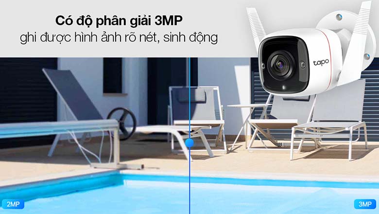 Camera TP-Link Tapo C310 3MP Ngoài Trời – Rõ Nét 2K, Chống Nước IP66 2 Camera Wifi 3MP TP Link Tapo C310 6