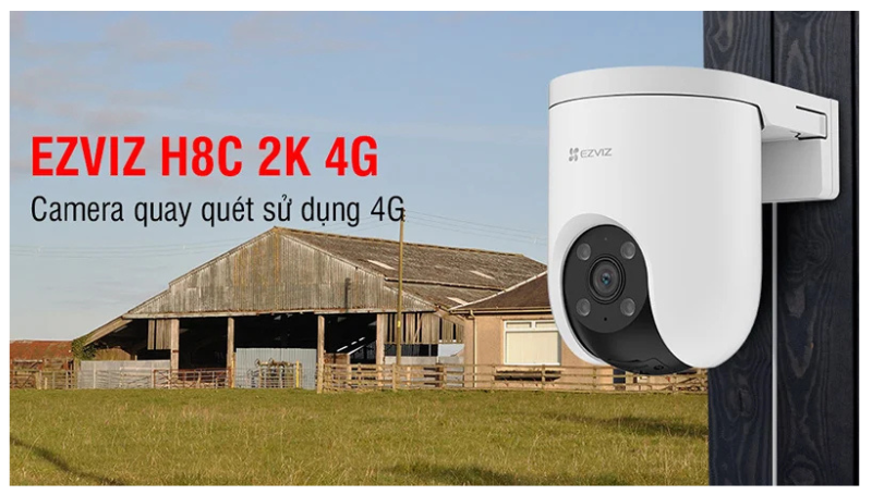 Camera wifi dung sim 4G Ezviz CS H8C 3k 1 e1787207983118