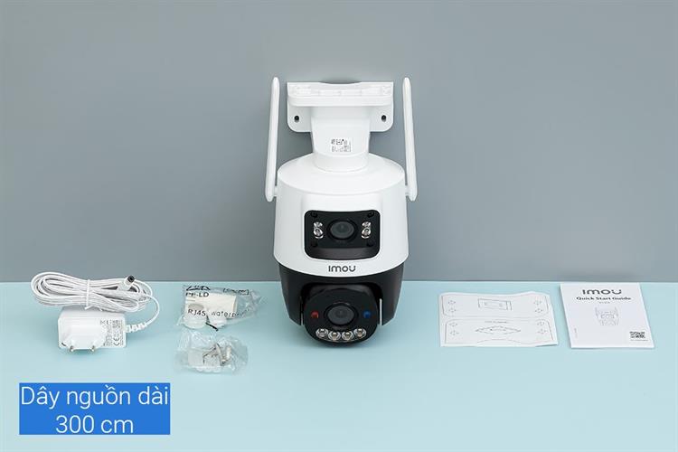 Camera 2 Mắt KX-SM10L 10MP Giám Sát Ban Đêm Có Màu 5 Camera wifi quay quet Ngoai troi 2 MAT KX SM10L 4