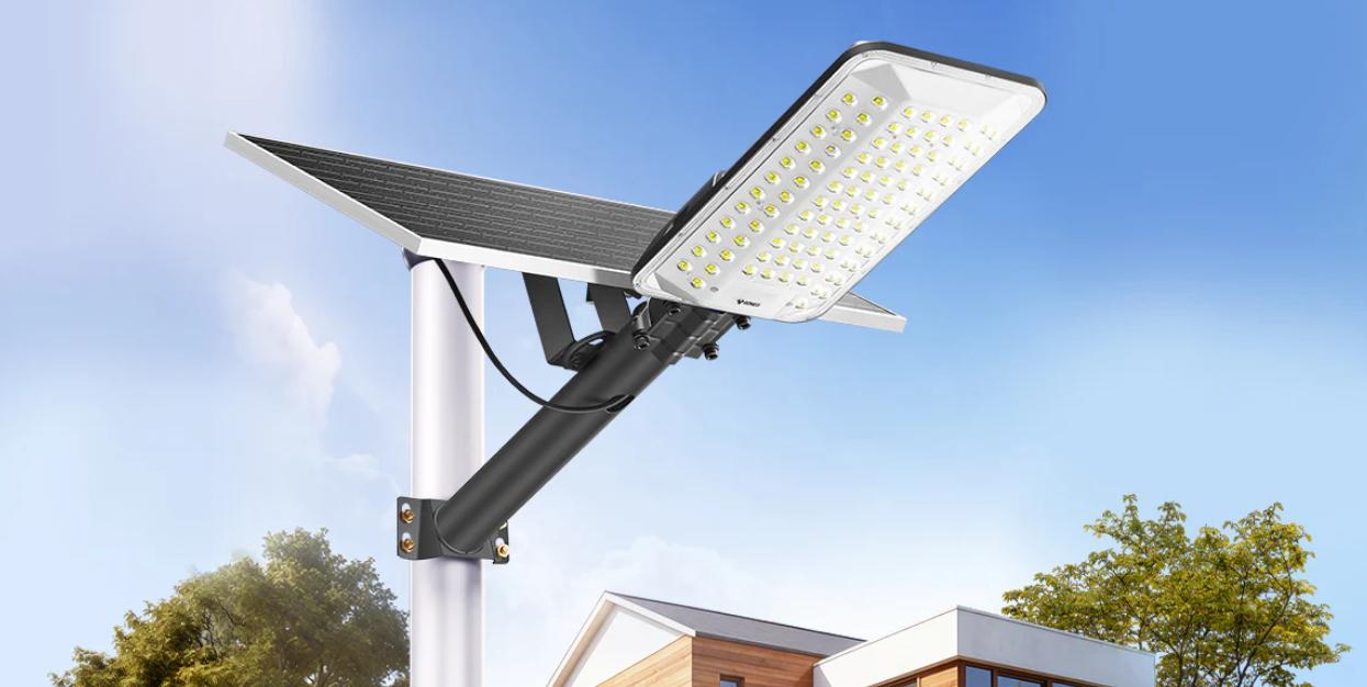 Đèn Đường Năng Lượng Mặt Trời GN-A600C-AS 1 Den duong nang luong mat troi GN A600C AS 3
