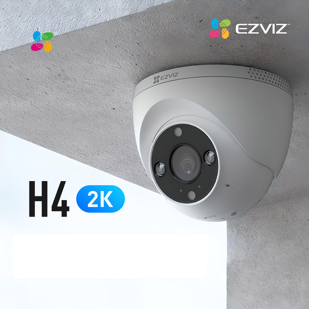Camera EZVIZ H4 2K 3MP Bán Cầu Ngoài Trời AI Thông Minh 3 EZVIZ H4 2K 3MP Camera IP WIFI 3