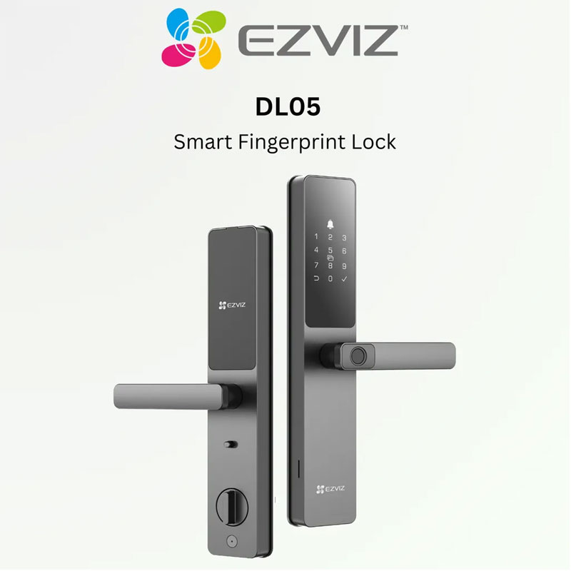 Khóa cửa vân tay thông minh EZVIZ DL05 | An toàn 4.0 1 Khoa cua van tay thong minh EZVIZ DL05 1