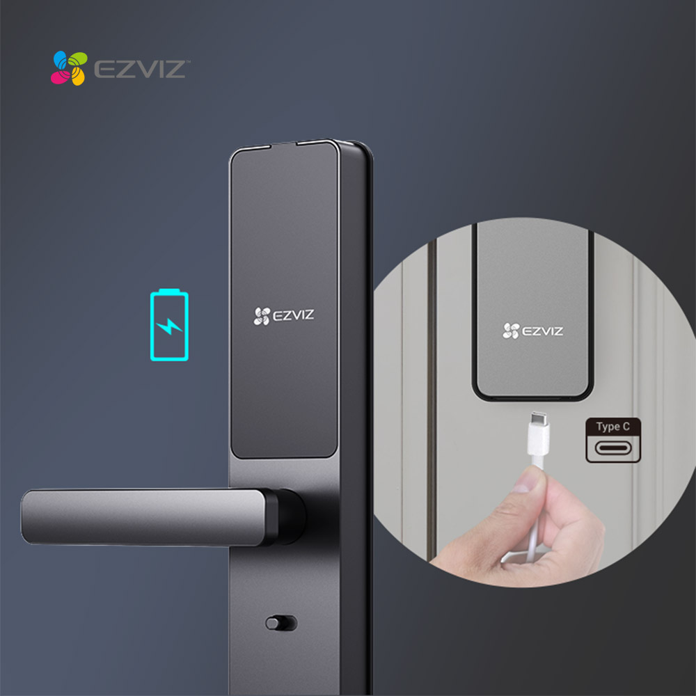 Khóa cửa vân tay thông minh EZVIZ DL05 | An toàn 4.0 5 Khoa cua van tay thong minh EZVIZ DL05 3