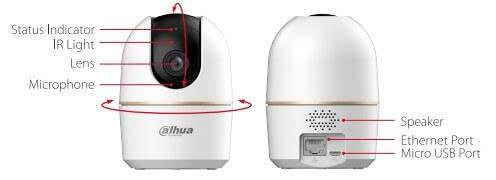 Camera WiFi Dahua Hero A1 DH-H3AE 3MP Wi-Fi 6, Quay Quét 360, AI Thông Minh 2 DAHUA H3AE A1 6