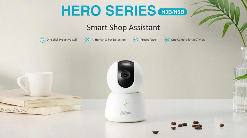 Camera Wifi Dahua Hero B1 5MP DH-H5B | AI 5MP Xoay 360° 1 DH H5B 5