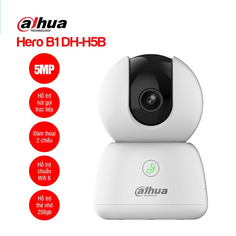 Camera Wifi Dahua Hero B1 5MP DH-H5B | AI 5MP Xoay 360° 6 DH H5B 6