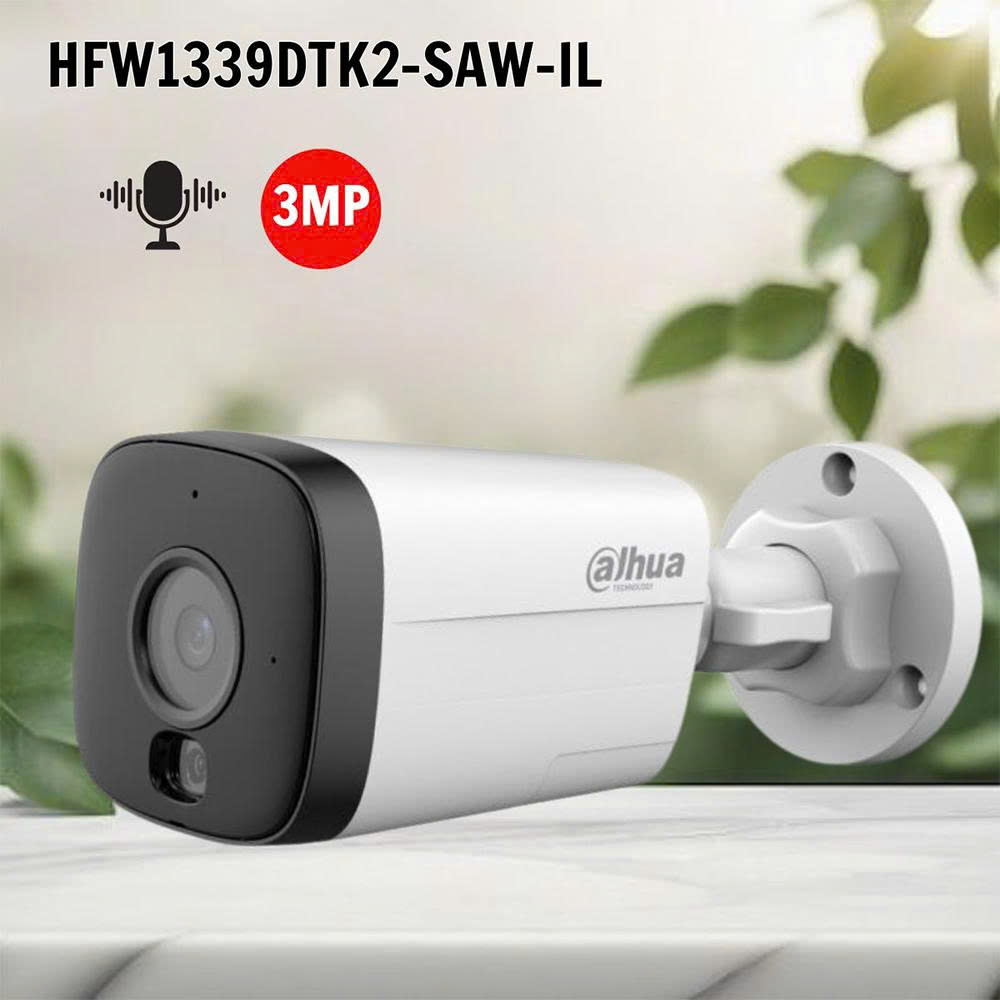 Camera Wifi Dahua DH-IPC-HFW1339DTK2-SAW-IL 3MP 2 DH IPC HFW1339DTK2 SAW IL 1