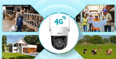 Camera 4G Dahua DH-SD-P3AE-PV-4G | Camera IP 4G 3MP AI Quay Quét Ngoài Trời 2 DH P3AE PV 4G 1
