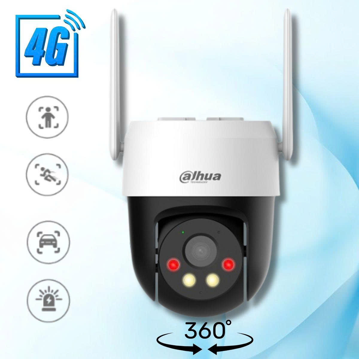 Camera IP 4G 5MP DAHUA DH-SD-P5AE-PV-4G kết nối SIM 4G 3 DH P5AE PV 4G 6