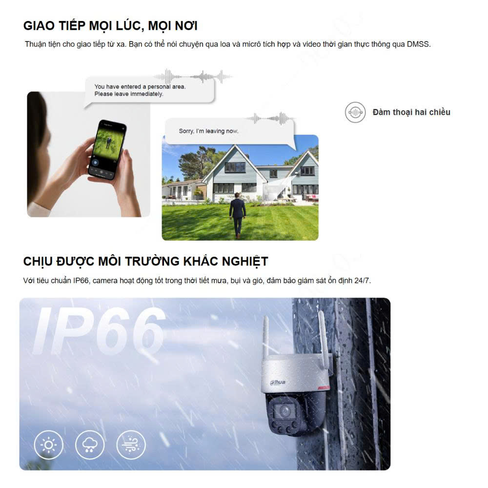 Camera Dahua DH-P8F-PV 8MP: WizColor Đêm Sáng Như Ngày 3 DH P8F PV 2