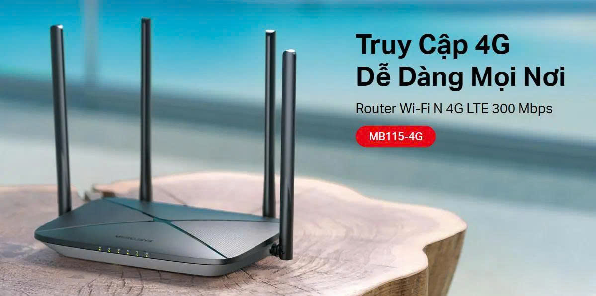 Bộ phát Wifi 4G Mercusys MB115-4G tốc độ 300Mbps 1 Mercusys MB115 4G 6