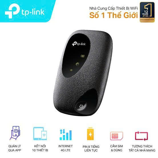 Bộ phát Wifi di động TP-Link M7000 4G LTE 150Mbps – Nhỏ gọn, mạnh mẽ, kết nối mọi lúc mọi nơi 1 TP Link M7000 8