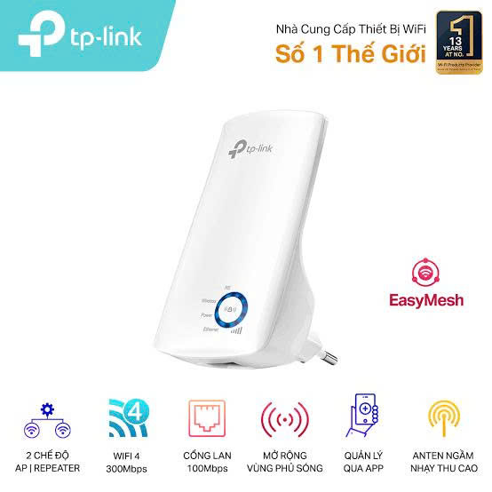 Bộ mở rộng sóng WiFi TP-LINK TL-WA850RE: Phủ sóng toàn nhà! 1 TPLINK TL WA850RE 2